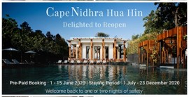 Travel Worry-Free to a Luxurious Stay  at Cape Nidhra Hotel, Enjoy a Big Bonus from 1 – 15 June 2020