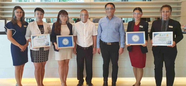Two Properties of Cape & Kantary Hotels in Prachinburi Received 2 Awards from “The Amazing Thailand Safety & Health Administration: SHA” and “Thai Stop COVID-19” Certifications
